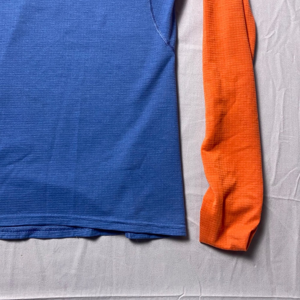 La Sportiva Swift Long Sleeve Womens Medium Blue Orange 1/4 Zip Pullover Running - Picture 15 of 16